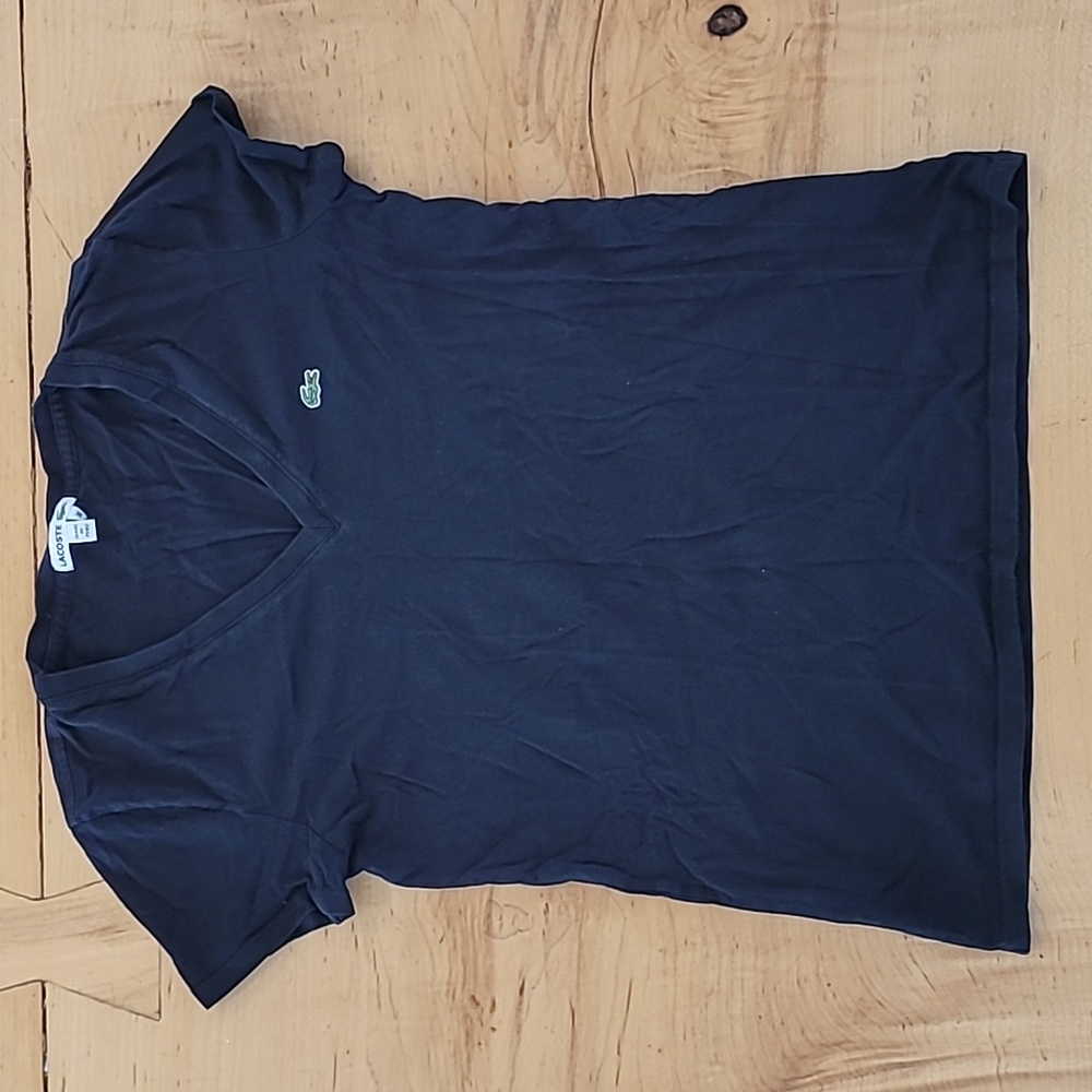 Lacoste Navy Blue Short Sleeve Tee